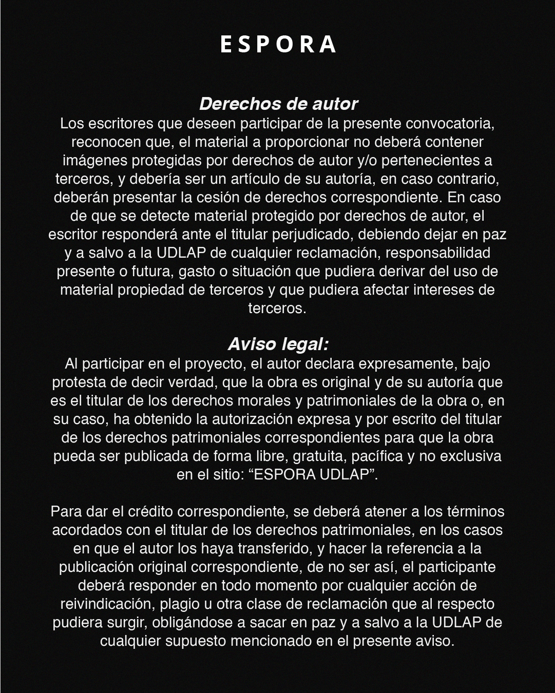 convocatoria no. 47